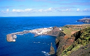 Hafen Puerto de las Nieves an der Norwestküste Gran Canarias. ER dien t auch als Fährhafen für Teneriffa.